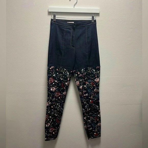 NWOT Cinq A Sept Eva-Marie Skinny-Leg Denim Pants - Picture 3 of 10